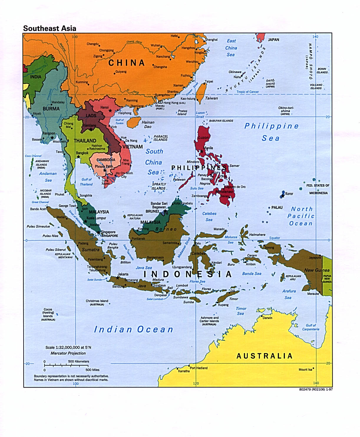 Landforms And Bodies Of Water In South East Asia 53