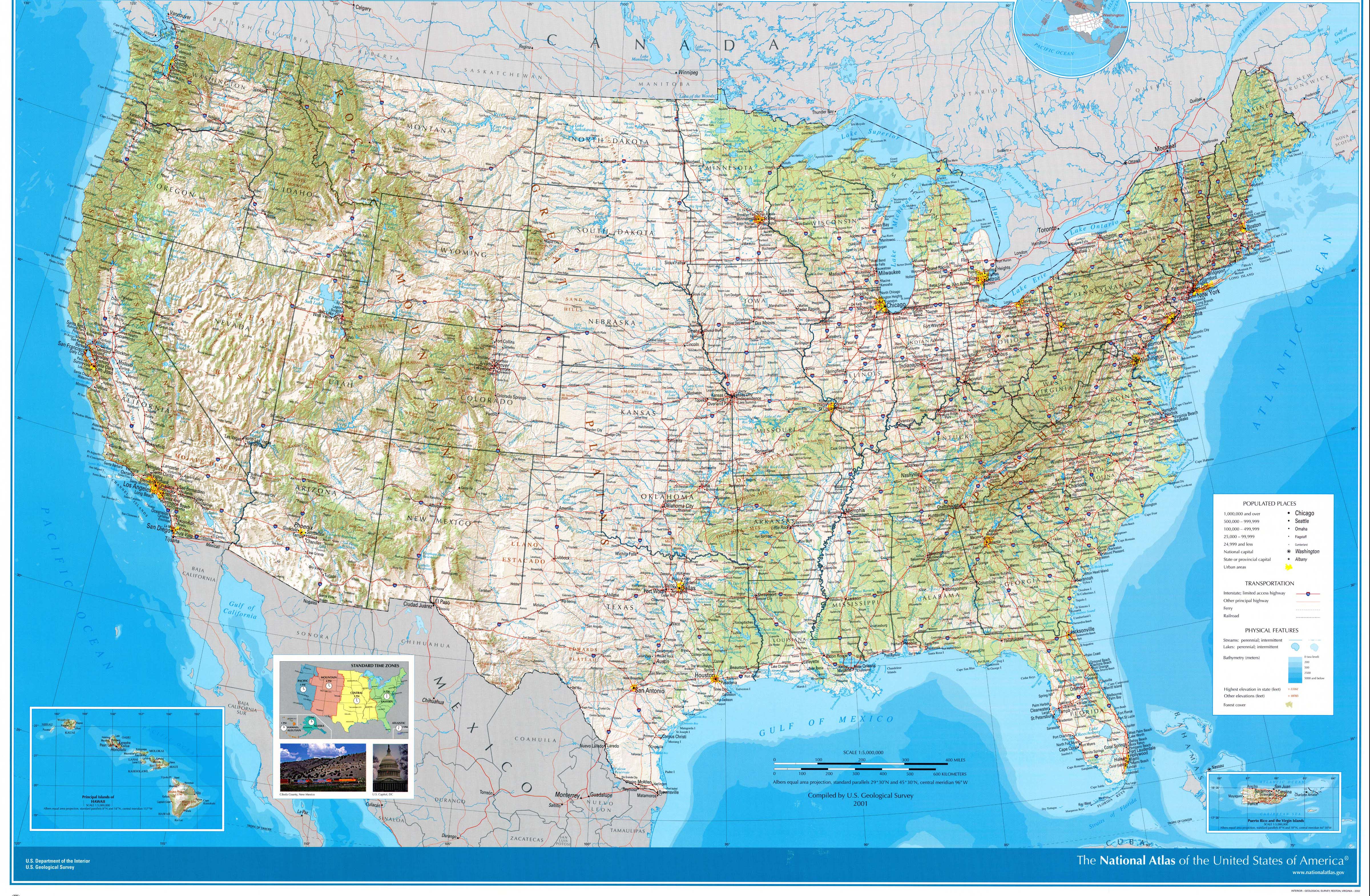Printable Us Map United States