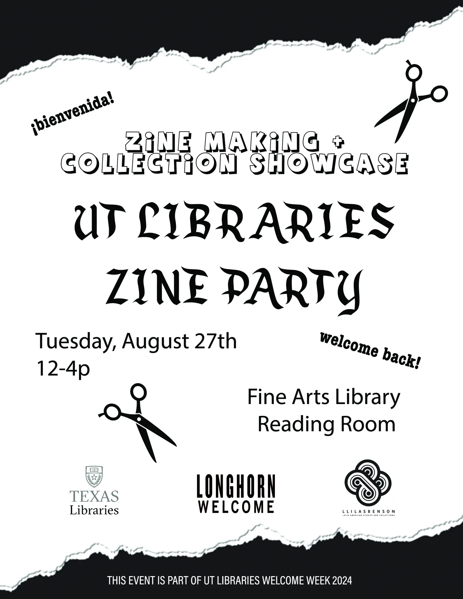 UT Libraries Zine Making Party