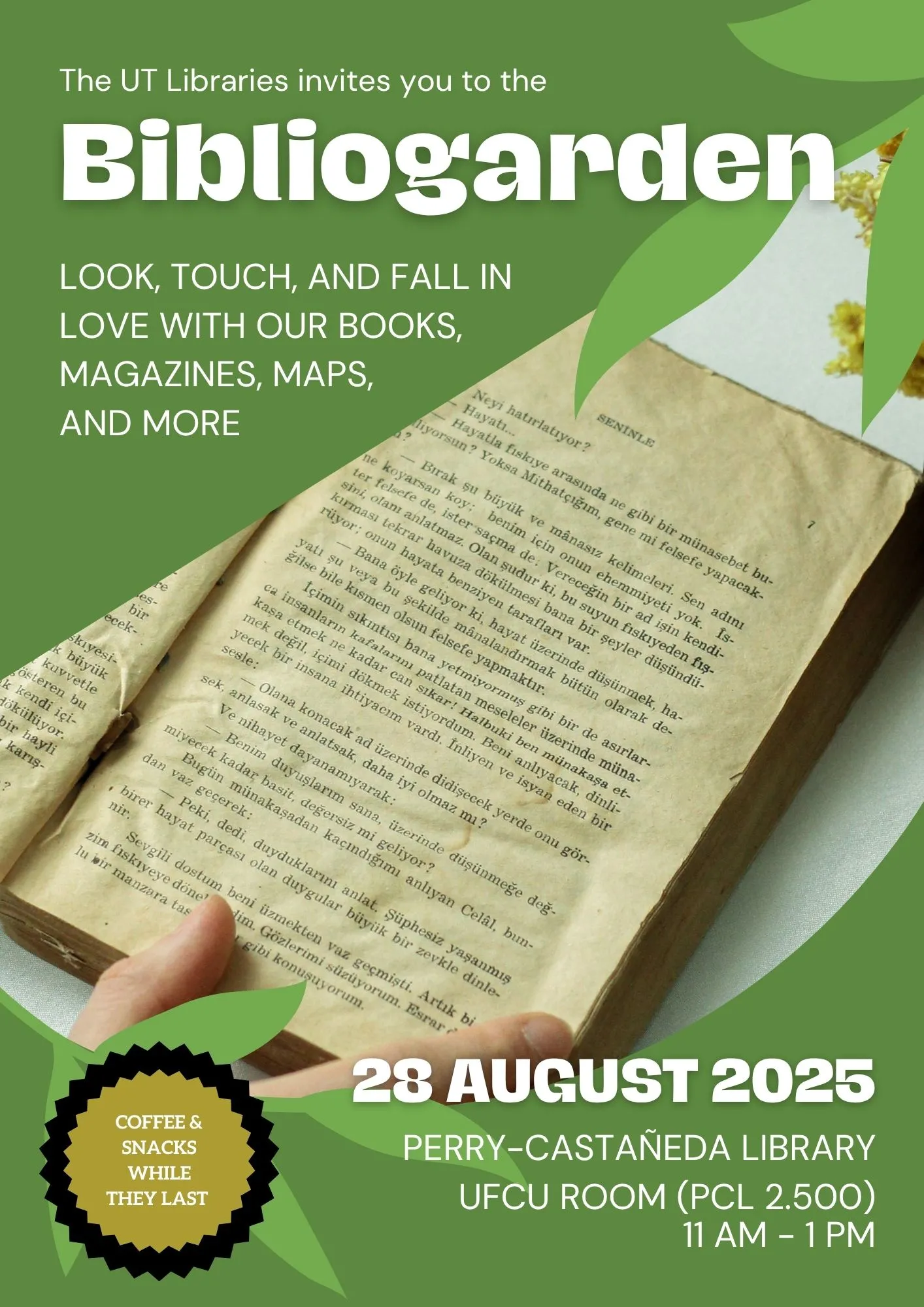 Longhorn Welcome 2025 - Bibliogarden - Flyer