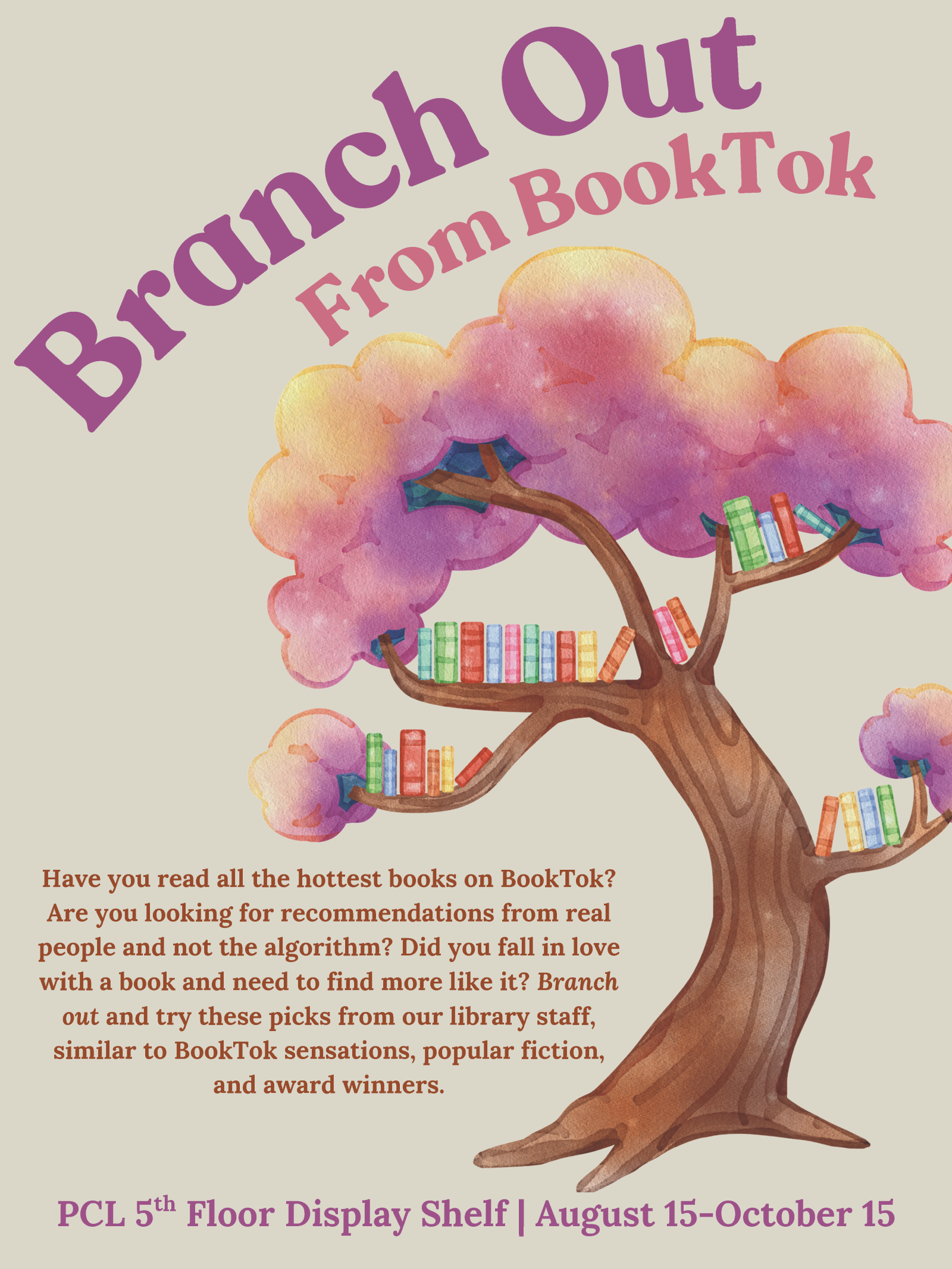 Branch Out From BookTok Branch Out From BookTok