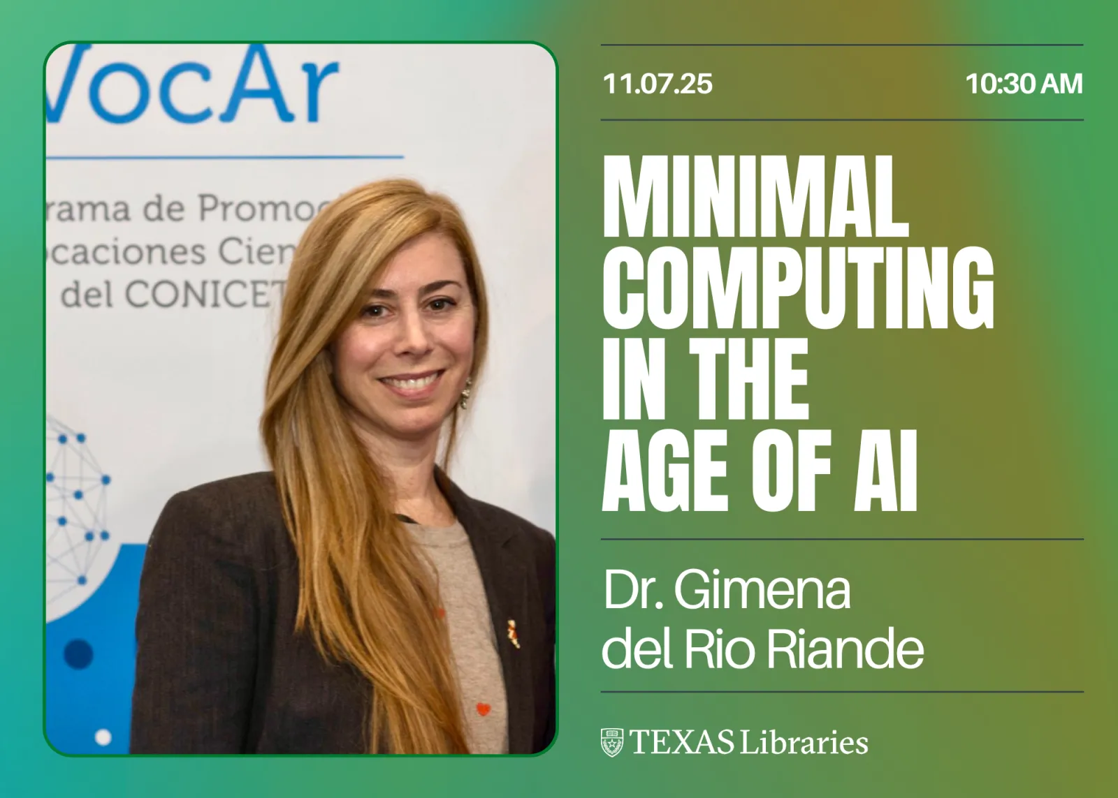 Minimal Computing in the Age of AI - Dr. Gimena del Rio Riande