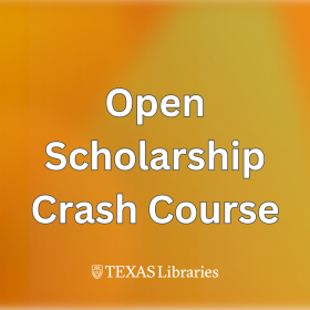 Open Scholarship Crash Course