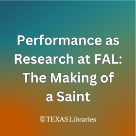 Performance as Research at FAL: The Making of a Sain