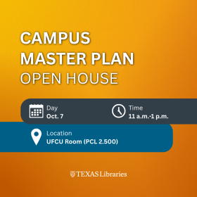 Campus Master Plan graphic with UTL Logo