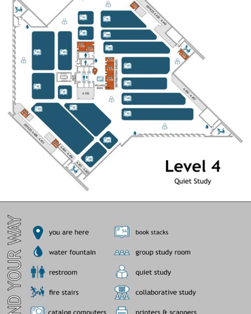 map of pcl floor 4