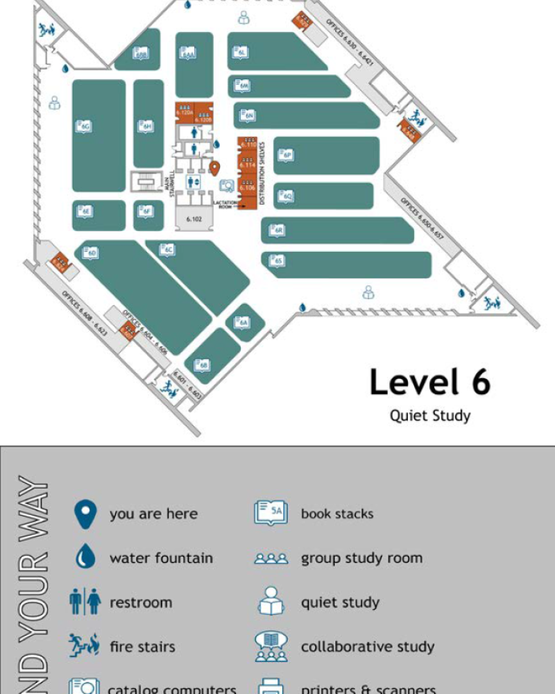 map of pcl floor 6